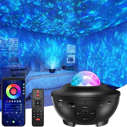 Galaxy Projector Star Starry Sky LED Night Light Projector Bluetooth Speaker Bedroom Lamp Universal Mini LED Lights Projector Light - Image 2