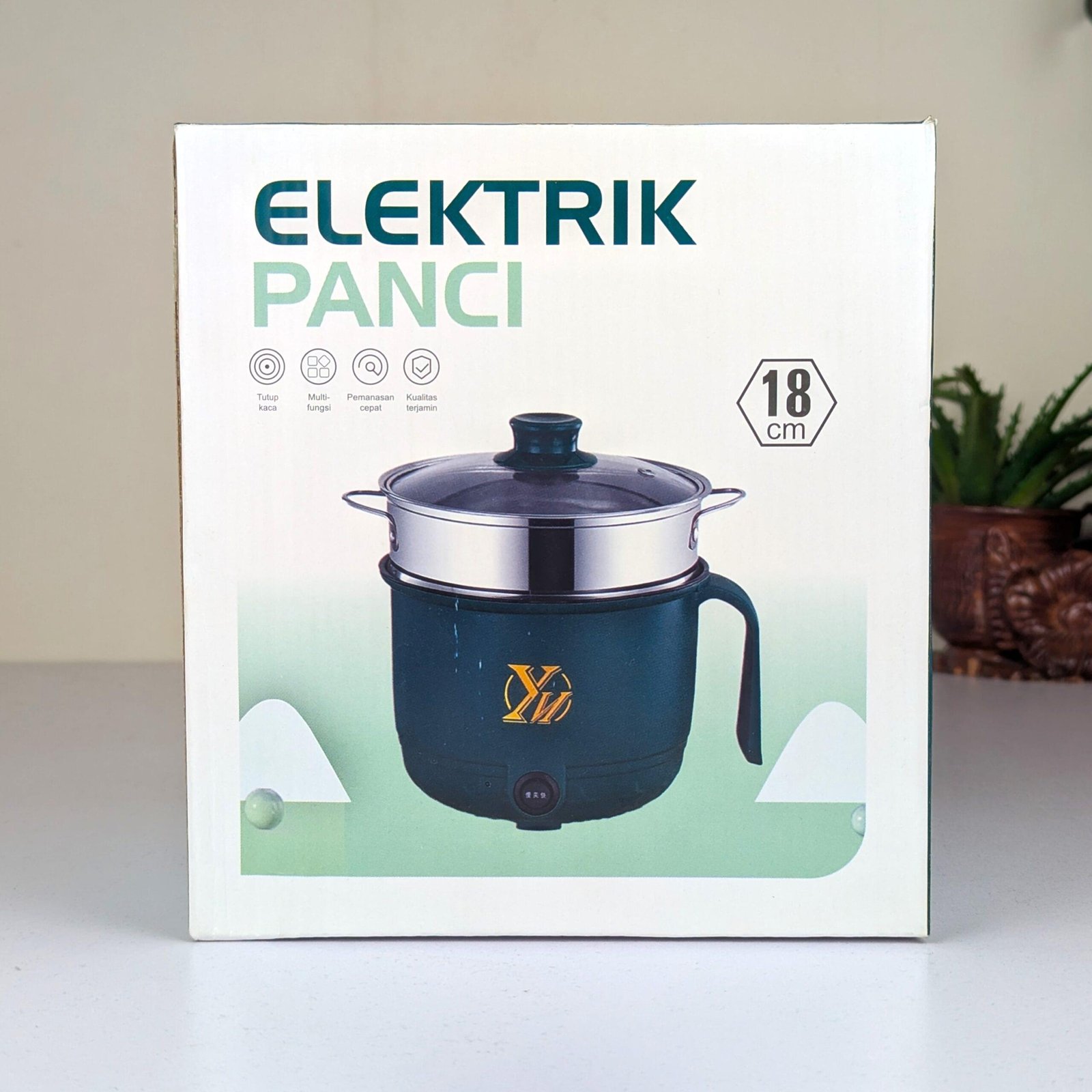 1.8L Multi-Purpose Electric Cooking Pot | Mini Electric Cooker with Steamer | Portable Hot Pot - Image 6